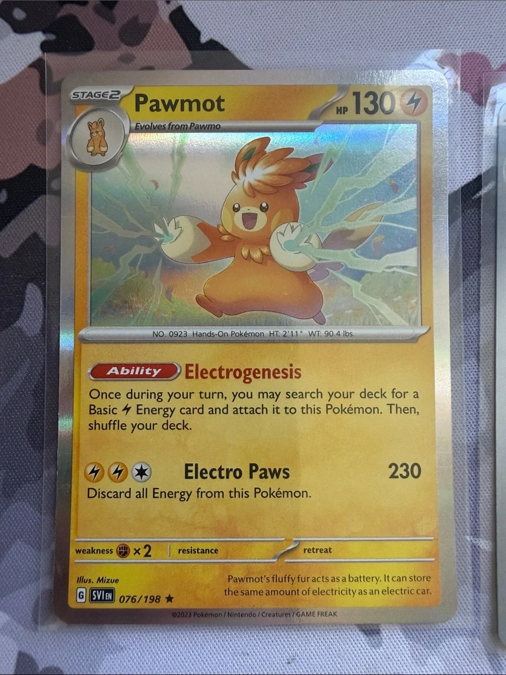 Pawmi Pawmo & Pawmot Evolution Lot | Paldean Fates Shiny Pokémon